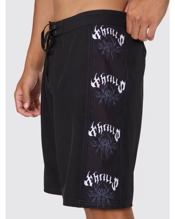 Stagger Board Short - Black | Thrills Co