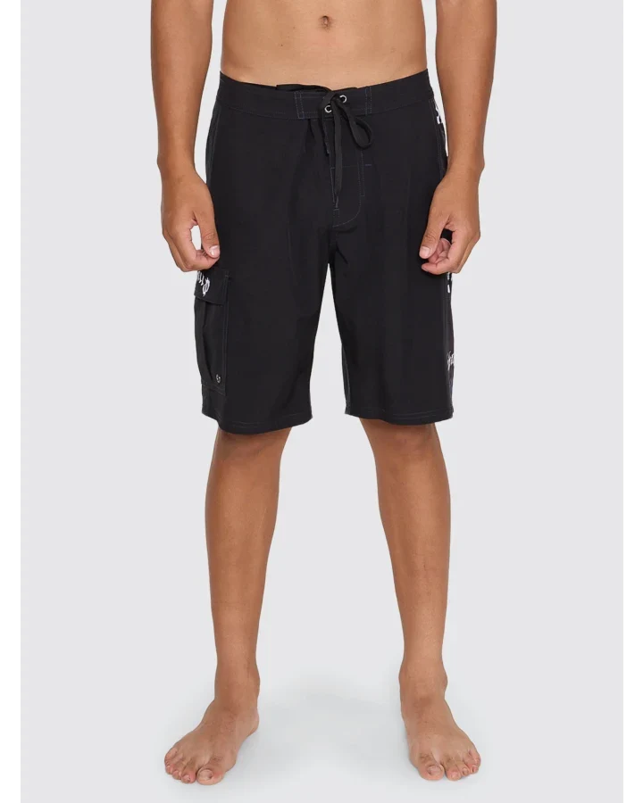 Stagger Board Short - Black | Thrills Co