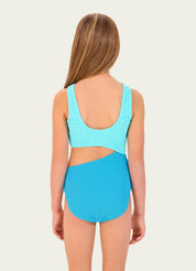 Texture One Piece - Aqua Blue | SeaFolly Swimwear