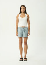 Dana Elastic Waist Short - Teal Stripe | Afends