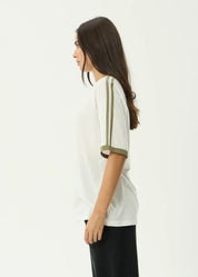 Smokeshow Oversized Raglan Tee - White | Afends