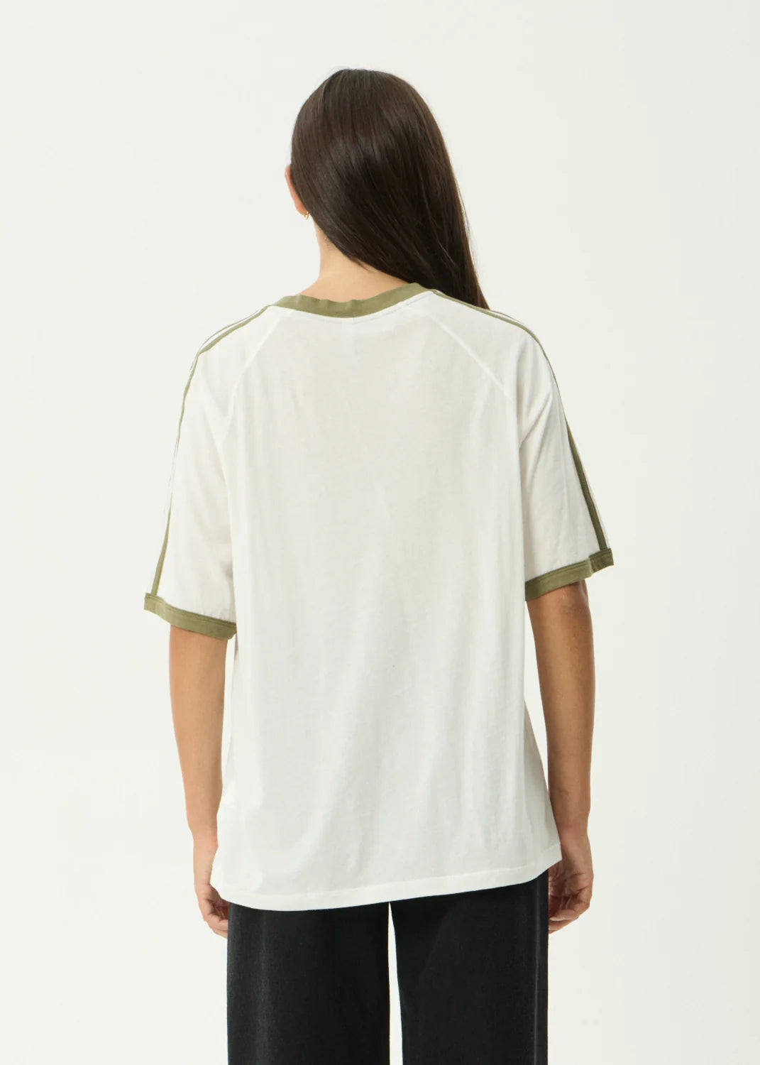 Smokeshow Oversized Raglan Tee - White | Afends
