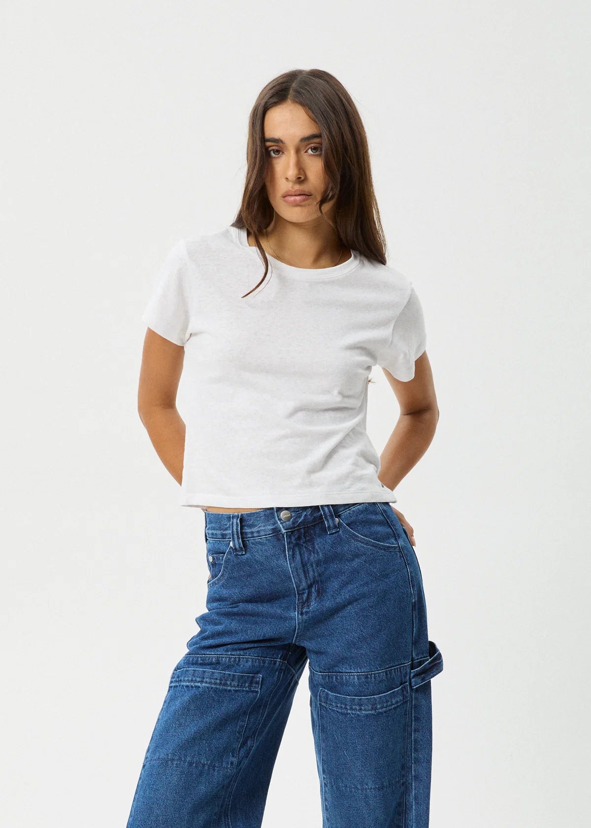 Carmen Baby Tee - White | Afends