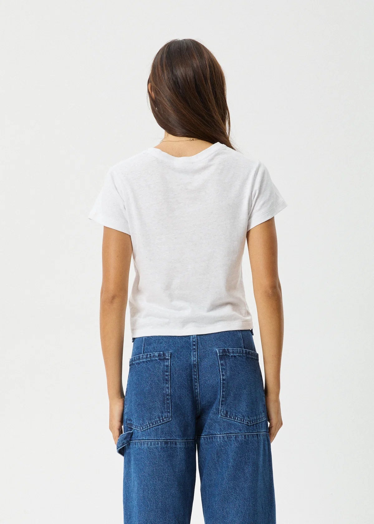 Carmen Baby Tee - White | Afends