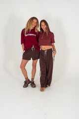 Terry Towelling Shorts - Chocolate | Atmosea