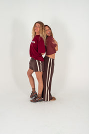 Terry Towelling Shorts - Chocolate | Atmosea