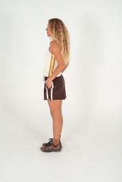 Terry Towelling Shorts - Chocolate | Atmosea