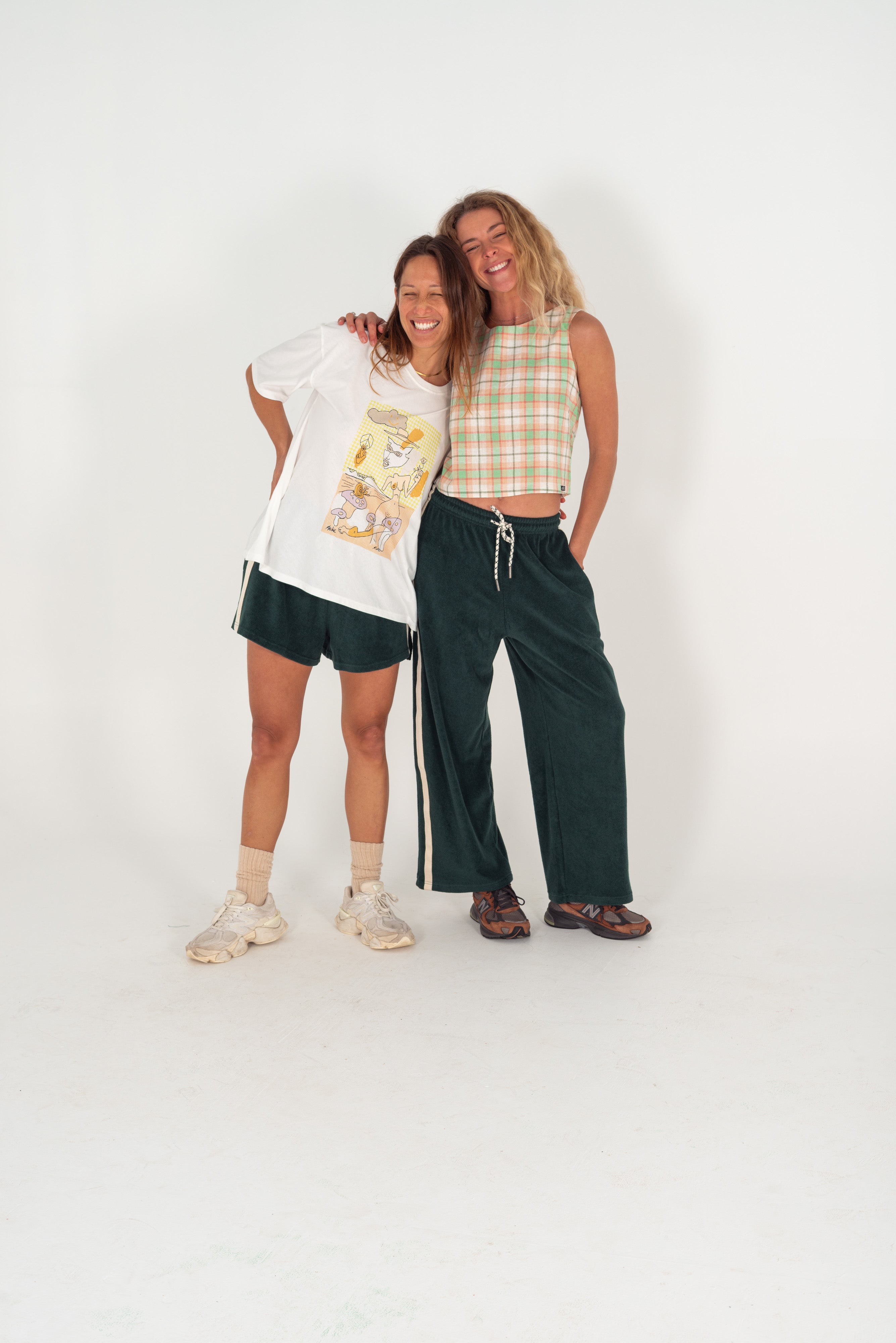 Terry Towelling Shorts - Forest | Atmosea
