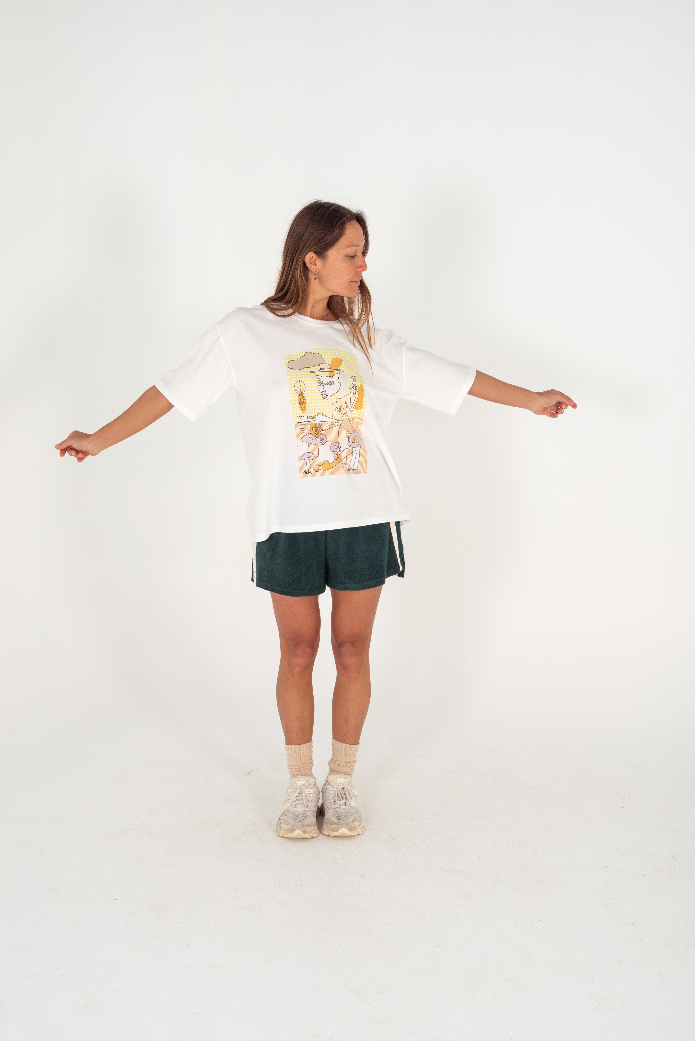 Terry Towelling Shorts - Forest | Atmosea