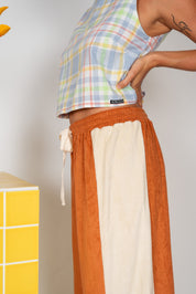 Apres Surf Pant - Rust and Cream | Atmosea