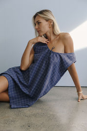Luna Shift Dress - Indigo | The Bare Road
