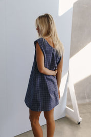 Luna Shift Dress - Indigo | The Bare Road