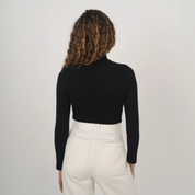 Stretch Mock Neck Skivvy | Hemp Clothing Australia