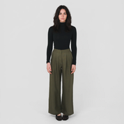 Stretch Mock Neck Skivvy | Hemp Clothing Australia