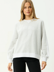 Dexter Crew Neck - Grey Marle | Afends