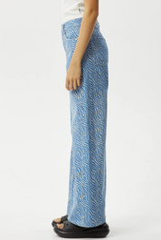 Gigi Organic Denim Flared Jean - Arctic | Afends