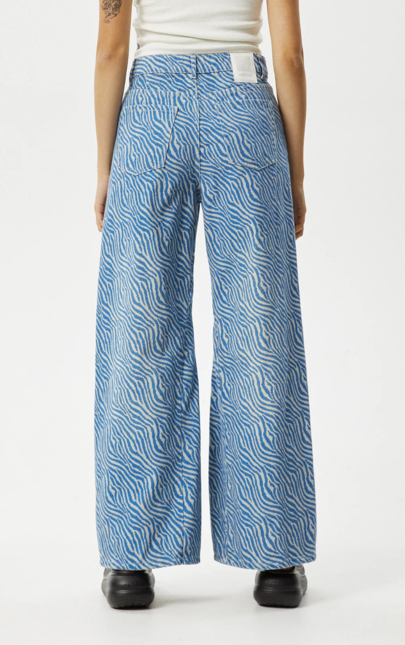 Gigi Organic Denim Flared Jean - Arctic | Afends