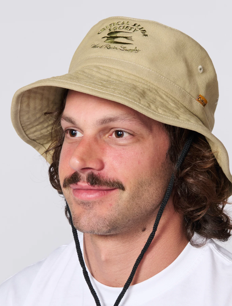 Green Bush Hat - Fatigue | The Critical Slide Society