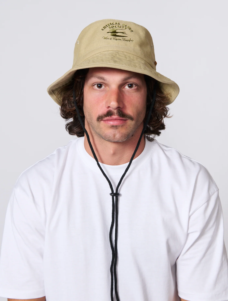 Green Bush Hat - Fatigue | The Critical Slide Society