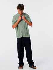 Trader Knit Shirt - Dusty Green | The Critical Slide Society