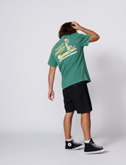 Sabbatical Tee - Bottle Green | The Critical Slide Society