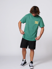 Sabbatical Tee - Bottle Green | The Critical Slide Society