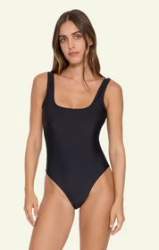 Jet Scoop Neck Onepiece - Black | Thrills CO