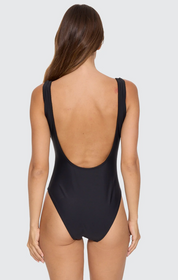 Jet Scoop Neck Onepiece - Black | Thrills CO