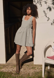 Jesse Vice Recycled Mini Dress - Alpine Check | Afends