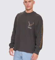 Seen & Heard Oversize Long Sleeve Tee - Merch Black | Thrills Co