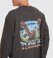 Seen & Heard Oversize Long Sleeve Tee - Merch Black | Thrills Co