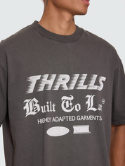Built to Last Overszie Tee - Merch Black | Thrills Co