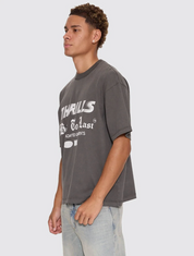 Built to Last Overszie Tee - Merch Black | Thrills Co