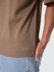 Hemp Thrills Embro Oversize Box Crop Tee | Thrills Co