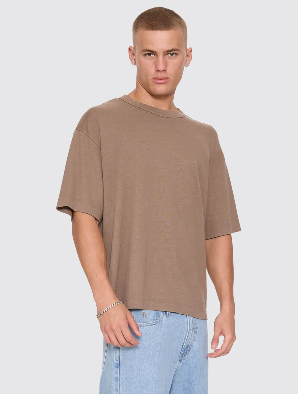 Hemp Thrills Embro Oversize Box Crop Tee | Thrills Co