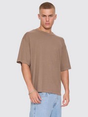 Hemp Thrills Embro Oversize Box Crop Tee | Thrills Co