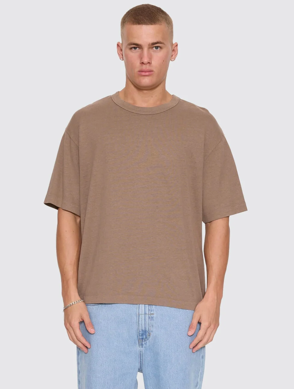 Hemp Thrills Embro Oversize Box Crop Tee | Thrills Co