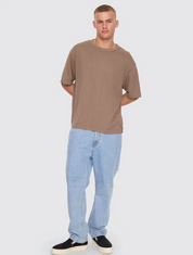 Hemp Thrills Embro Oversize Box Crop Tee | Thrills Co