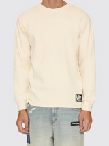 New Delusions Waffle Long Sleeve - Unbleached | Thrills Co