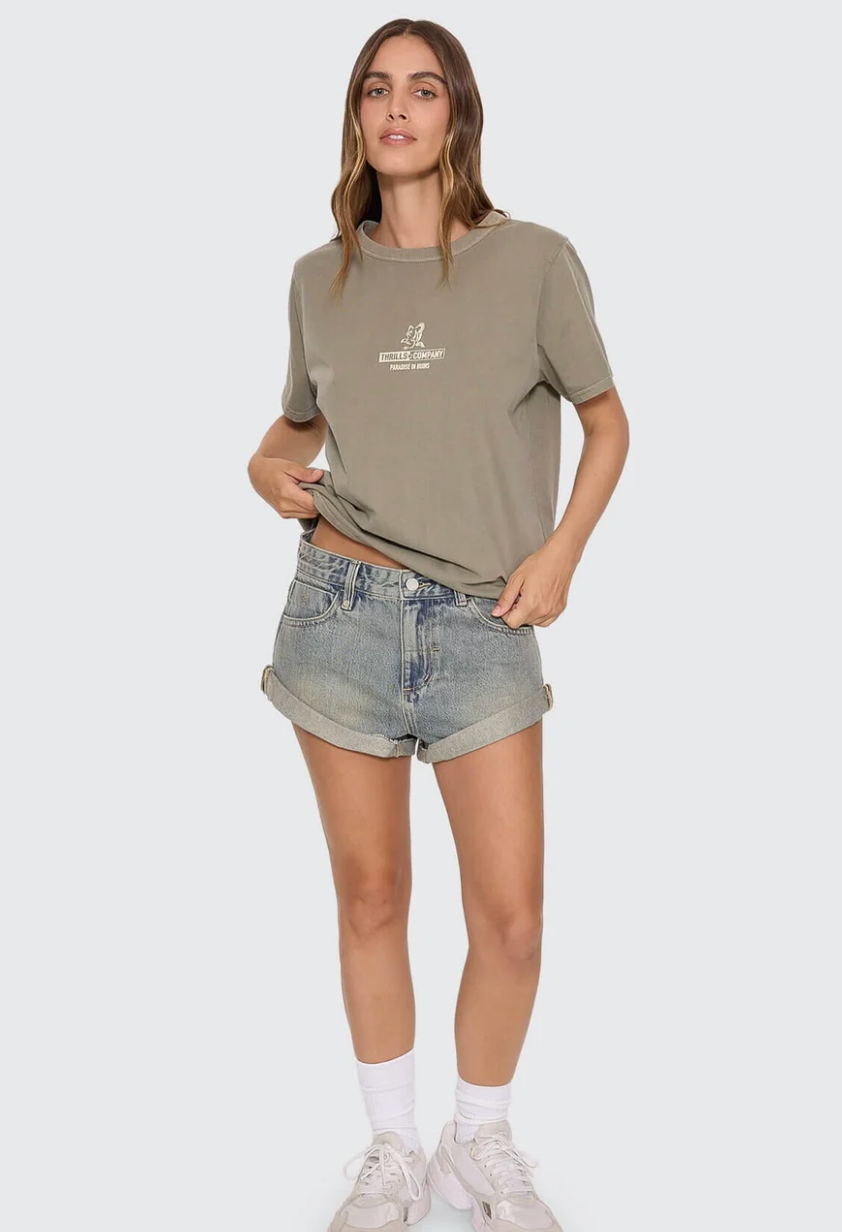 Risen Relaxed Tee - Olive | Thrills Co