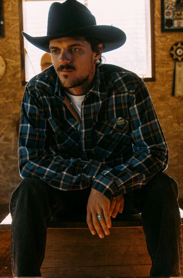 Cash Flannel - Royal Blue | Calvery Supplies