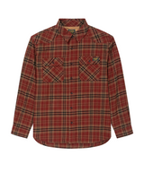 Gibson Flannel - Dark Red | Calvery Supplies