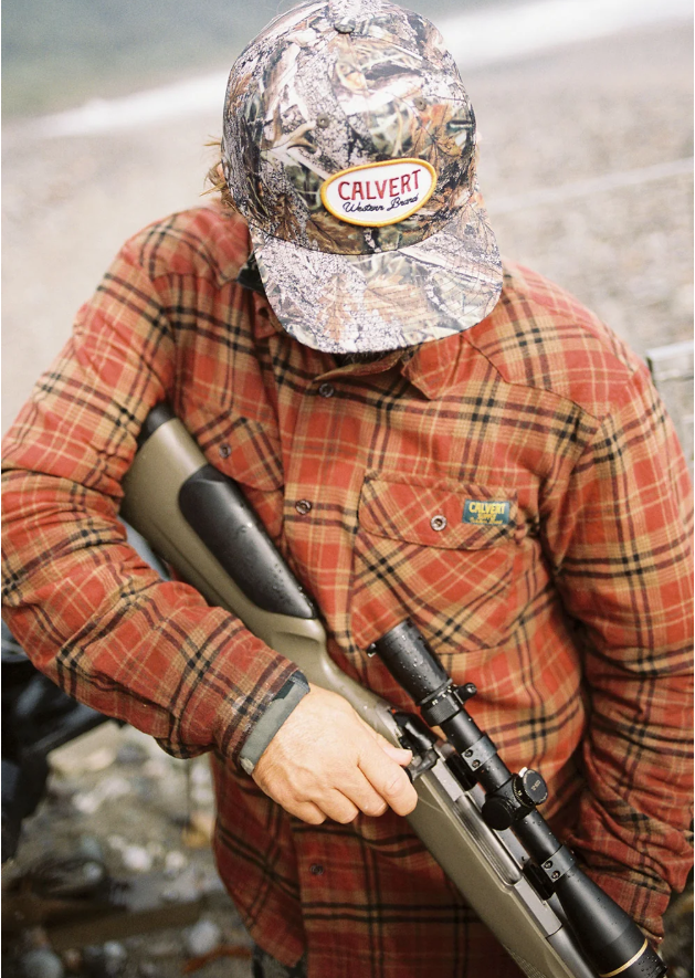 Gibson Flannel - Dark Red | Calvery Supplies