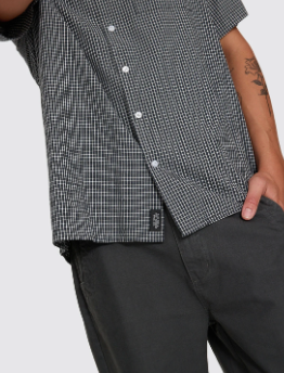 Split Decision Short Sleeve Shirt - Petrol | Thrills Co