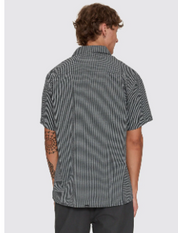 Split Decision Short Sleeve Shirt - Petrol | Thrills Co