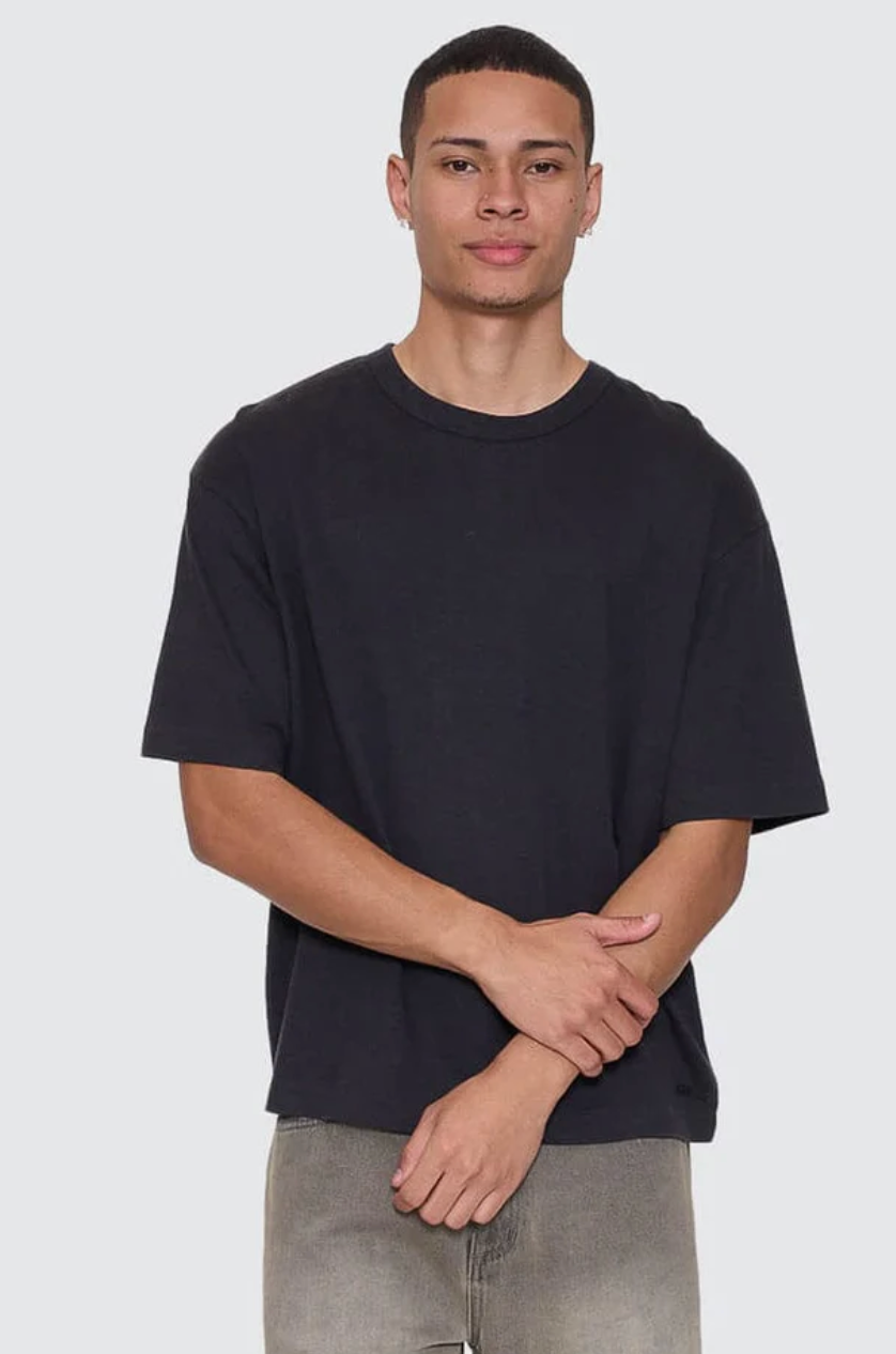 Hemp Thrills Embro Oversize Box Crop Tee | Thrills Co