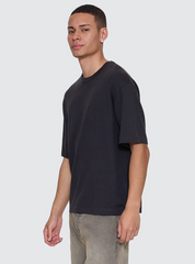 Hemp Thrills Embro Oversize Box Crop Tee | Thrills Co