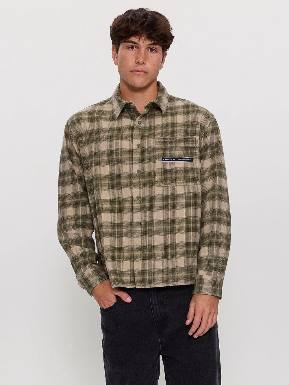 Paradise Built Barrio Long Sleeve Flannel Shirt | Thrills