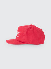 Built to Win 5 Panel Cap - Red | Thrills Co