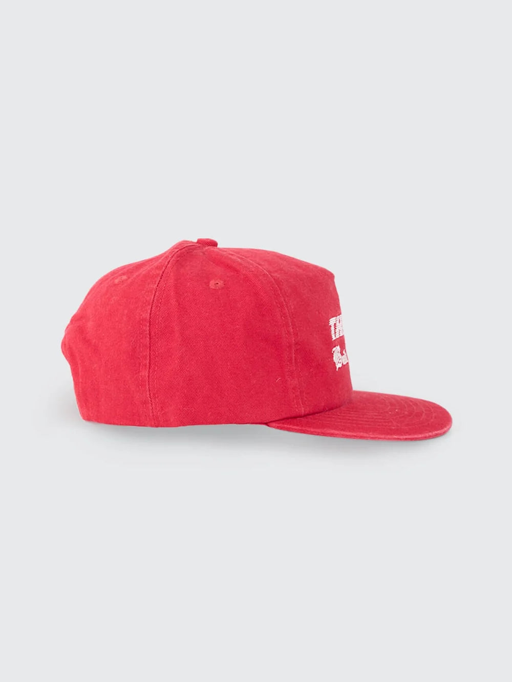Built to Win 5 Panel Cap - Red | Thrills Co